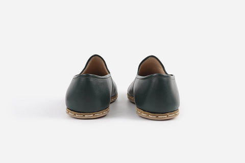 handmade Evergreen leather loafers for men, made from Italian leather with detailed craftsmanship in Turkey.