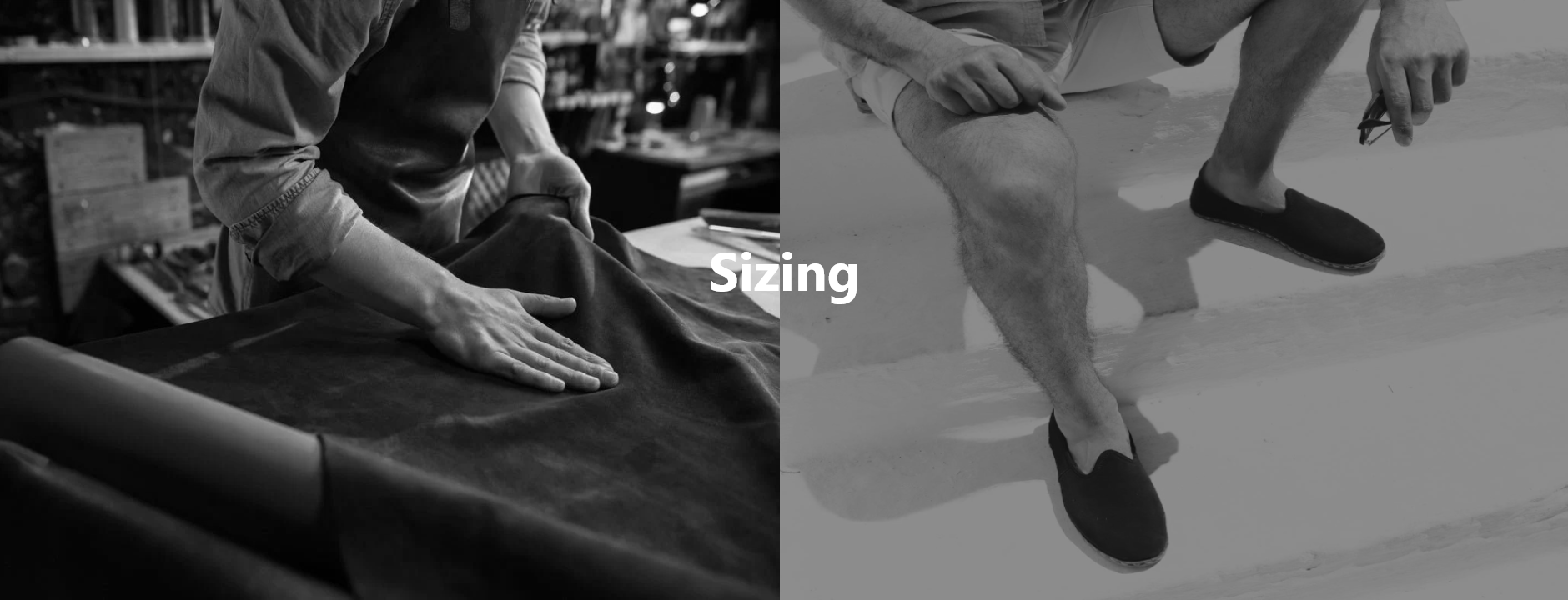 Leather shoe sizes
